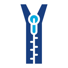 Zipper icon vector image. Can be used for Art and Craft Supplies.