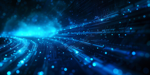 Fototapeta premium abstract digital stream