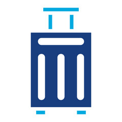 Luggage icon vector image. Can be used for Beach Resort.