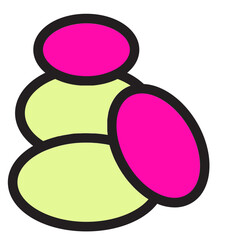 Beautyornament Massage Rock Spa Spa Stone Stone Wellness Filled Outline Icon