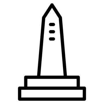 recommend clip art: obelisk line 
