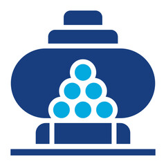 Lottery Balls icon vector image. Can be used for Casino.