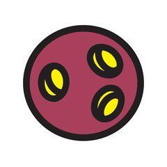 Coffee Cookies Food Filled Outline Icon