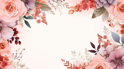 Notebook with flowers surrounding it