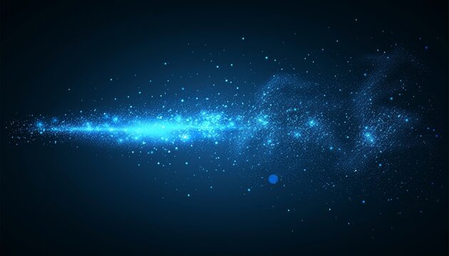 Blue light ray stripe motion vector design for futuristic technology wallpaper and banner background