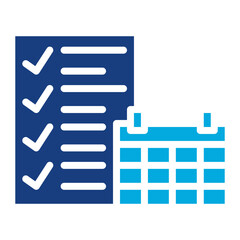 Fototapeta premium Daily Tasks icon vector image. Can be used for Psychology.