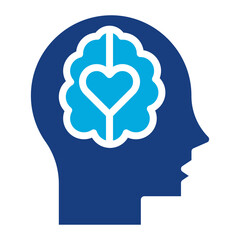 Mental Health icon vector image. Can be used for Psychology.