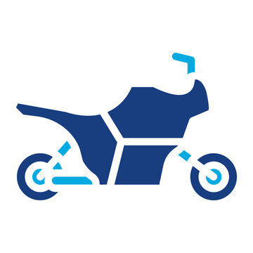 Motorcycle Adventure icon vector image. Can be used for Adventure.