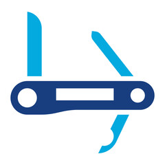 Swiss Army knife icon vector image. Can be used for Trekking. - obrazy, fototapety, plakaty