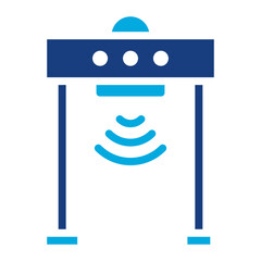 Metal detector icon vector image. Can be used for Railway. - obrazy, fototapety, plakaty
