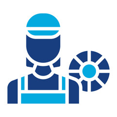 Lifeguard Female icon vector image. Can be used for Public Services.