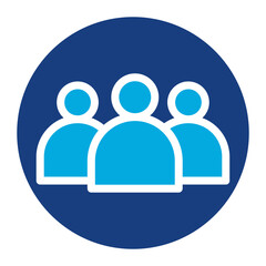 Facebook Group icon vector image. Can be used for Coworking Space.