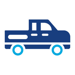 Pickup Truck icon vector image. Can be used for Agriculture.