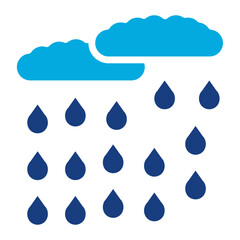 Raining icon vector image. Can be used for Agriculture.