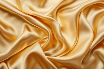 Luxurious silk satin with golden gradient for special occasions.