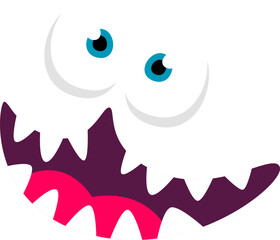 Cartoon Monster Face