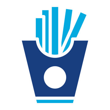 French Fries icon vector image. Can be used for Bar.