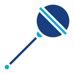 Rattle icon vector image. Can be used for Maternity.