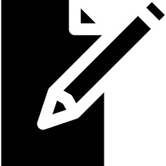 Write Fill Icon