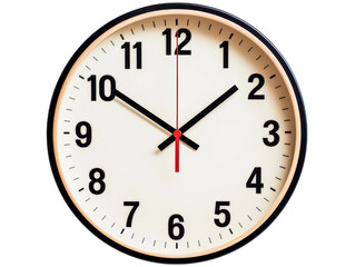 Fototapeta na wymiar Wall Clock isolated on white background