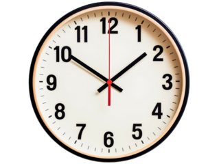 Wall Clock isolated on white background