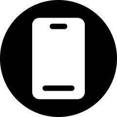 Smartphone Fill circle Icon