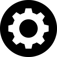 Settings Fill circle Icon