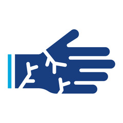 Fototapeta premium Dry Skin icon vector image. Can be used for Dermatology.