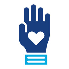 Obraz premium Charity icon vector image. Can be used for Human Rights.