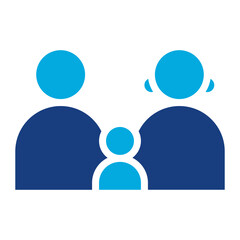 Family icon vector image. Can be used for Human Rights.