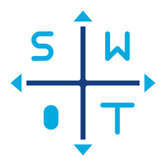 Swot Analysis icon vector image. Can be used for Product Management.