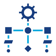 Workflow icon vector image. Can be used for Product Management.