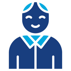 Grandfather icon vector image. Can be used for Nursing Home.