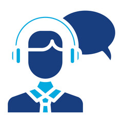 Chat Support icon vector image. Can be used for Online Store.