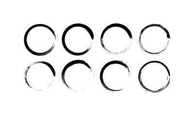 Abstract circle icons set. Set of circles. Vector icons