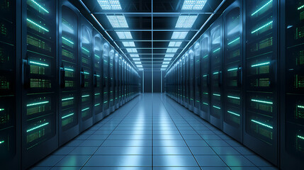 Data center server room