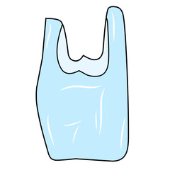 plastic bag vector icon