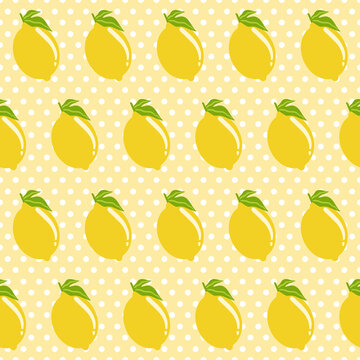 Lemon Seamless Pattern 10