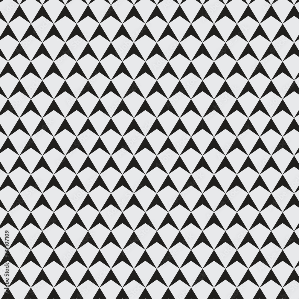 Aufkleber abstract seamless repeatable black up arrow pattern on grey.