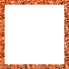 frame made of red and yellow peppers