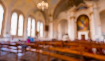 Fototapeta premium interior of a church