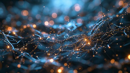 Abstract Technology Background of a Quantum