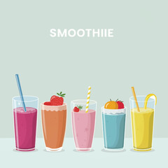 Smooth Shake fruit illusration