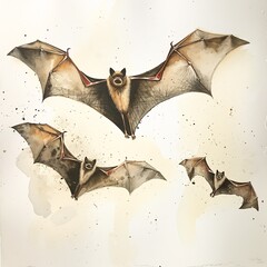 Bat-tastic Bats A Monthly Celebration of Flying Creatures Generative AI