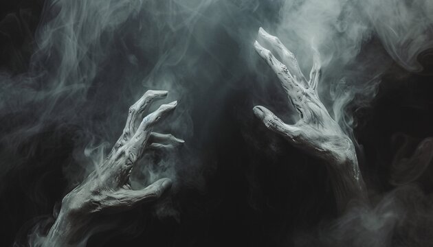 Ghostly Hands Reach Out in the Fog Generative AI