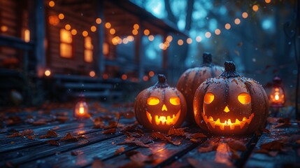 Pumpkin Spice Season The Perfect Halloween Decoration Generative AI