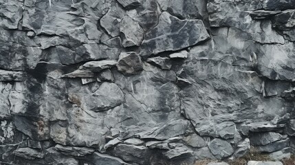 A Close-Up View of a Stone Wall Texture”