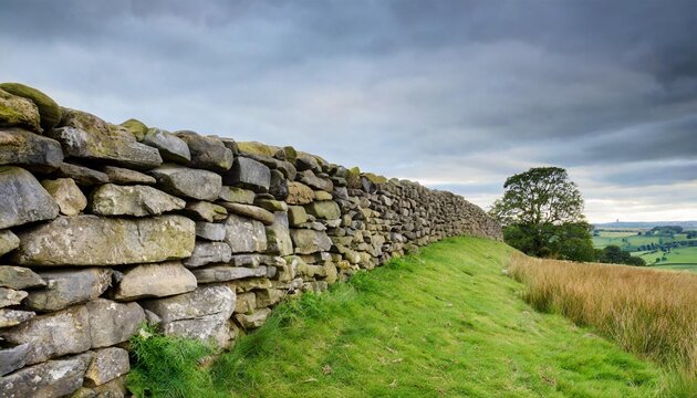 dry stone wall in derbyshire