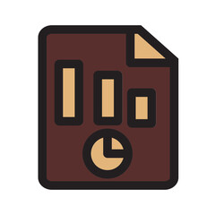 Analytics Business Collection Commerce Graph Work Filled Outline Icon