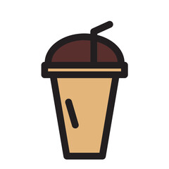 Alcohol Bar Drinks Party Summer Filled Outline Icon